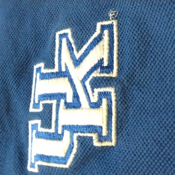 Cable Sports UK University of Kentucky Mens Polo Extra Large Shirt Blue Pullover - Picture 3 of 11